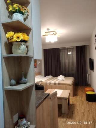 Отель New Gudauri loft Гудаури Семейный номер с видом на горы-25